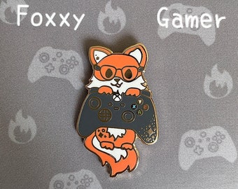 Foxxy Gamer Pin