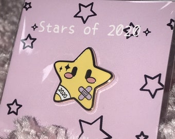 Stars of 2020 ~ Hard Enamel Pin ~ Gold Star