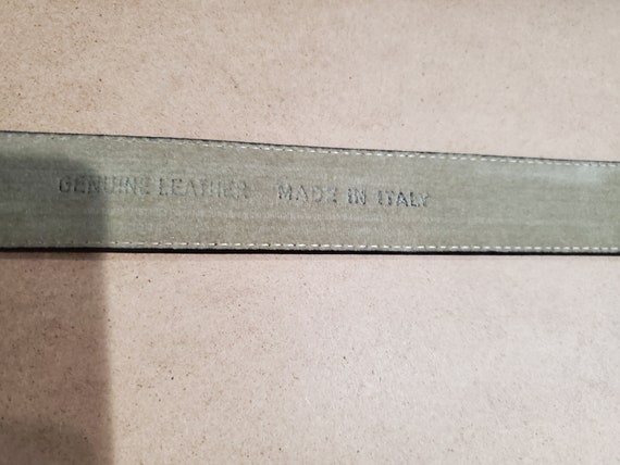 Chartan Genuine Leather Vintage Belt, Made in Ita… - image 7