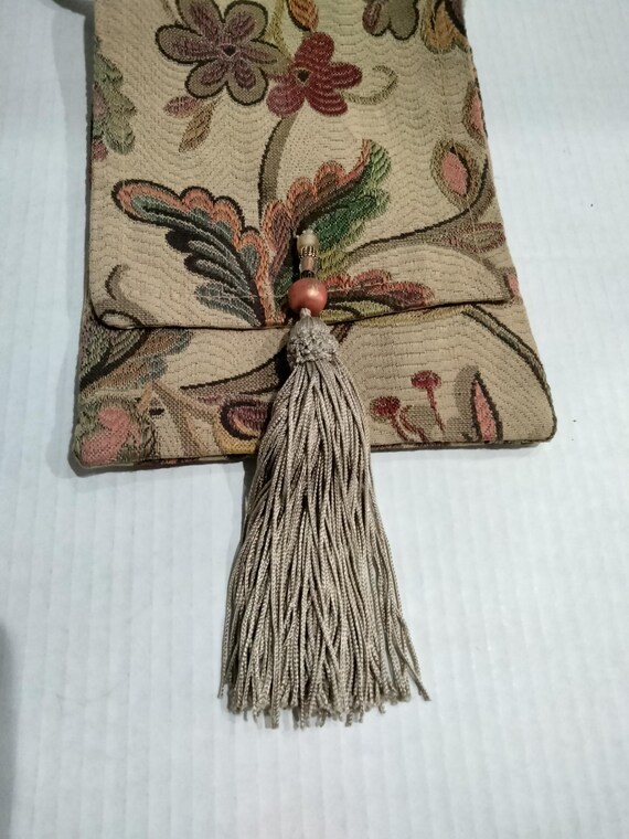 Alice’s Tapestries Boho Floral Crossbody Bag, Handcrafted, New View 3