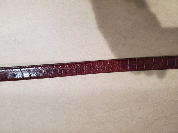 Chartan Genuine Leather Vintage Belt, Made in Ita… - image 4