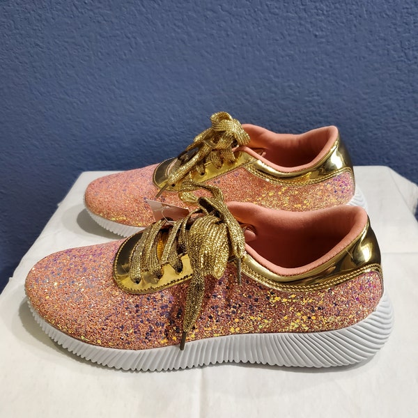 Sequin Tennis Shoes Etsy