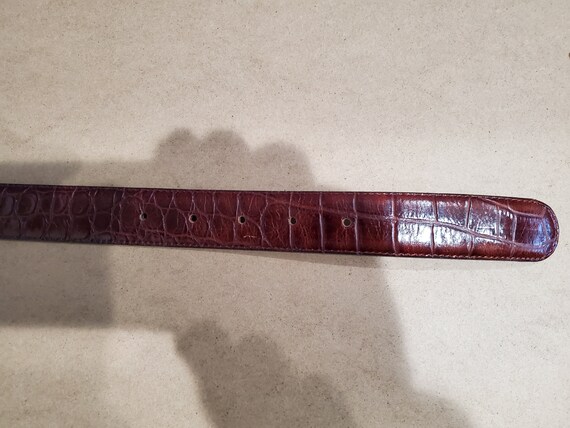 Chartan Genuine Leather Vintage Belt, Made in Ita… - image 5
