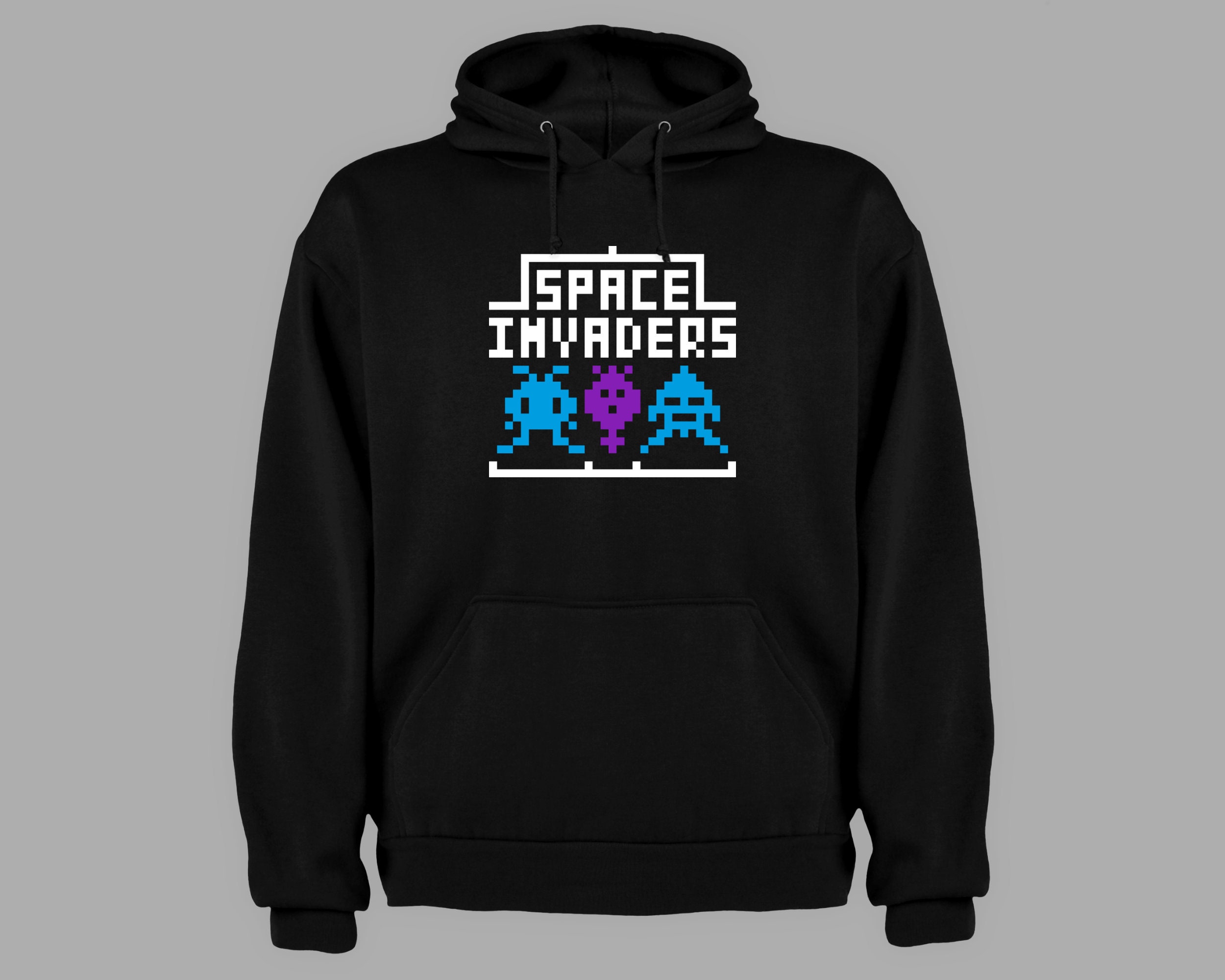 Feminist Space Invaders Hoodie Etsy UK