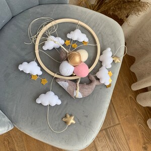 Wal Baby Mobile, Krippen Mobile, Krippen Mobile Junge, Tier Mobile,