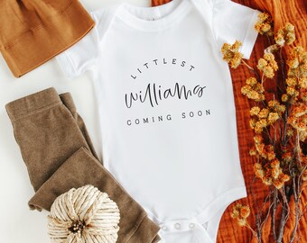 etsy baby announcement onesie