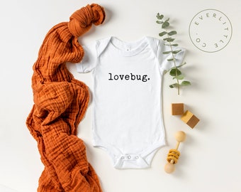 Lovebug Valentine Baby Onesie®, Pregnancy Announcement Grandparents, Pregnancy Announcement to Husband, Spring Baby Shower Gift Ideas