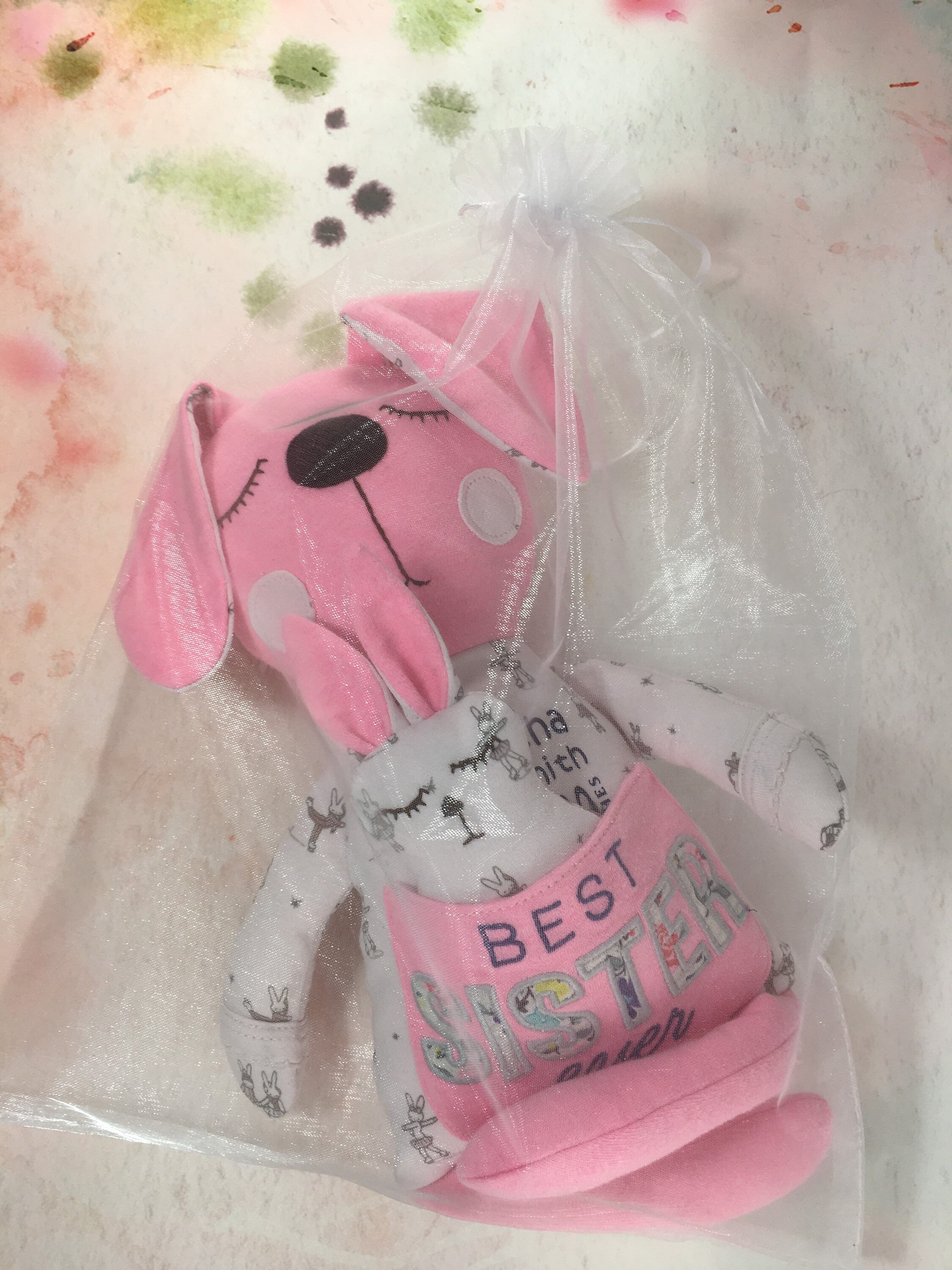 Keepsake Memory Bunny Made From Baby Clothes Hospital Blanket Etsy