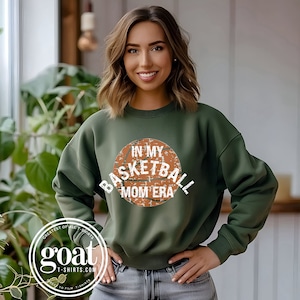 In My Basketball Mom Era Sweatshirt, Basketball Fan Sweatshirt, Mom Sports Sweatshirt, Basketball Era Sweatshirt, Team Mom Sweatshirt