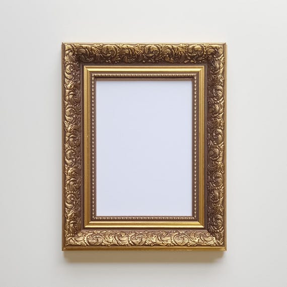 Ornate traditional gold frames