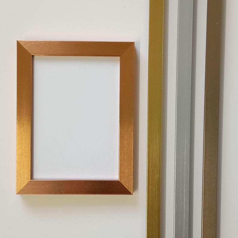 Metallic Brushed Photo/picture Frames Etsy UK