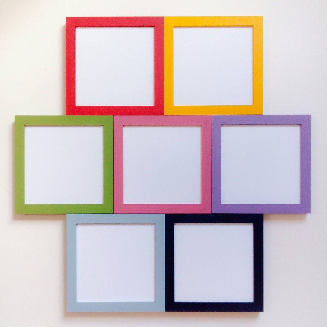 Square Colour Frames - Etsy UK