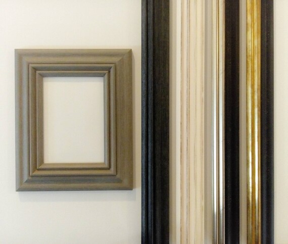 Wide decorative picture frame