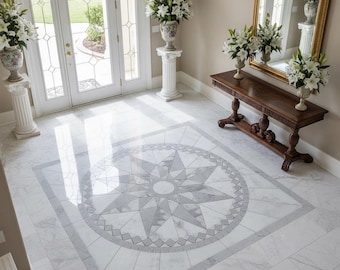 Floor Marble Medallion 2123
