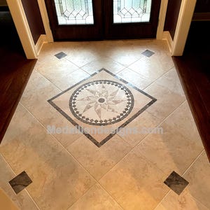 Floor Marble Medallion  8007