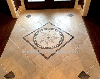 Floor Marble Medallion  8007