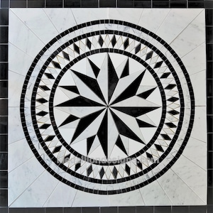 Floor Marble Medallion 8009