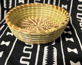 Handmade Gullah Sweetgrass Basket, Charleston SC Catch-All