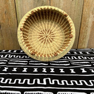 Medium Gullah Love bowl with love knots sewn with love in Charleston South Carolina low country Gullah/Geechee