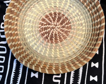 Gullah Catch All Sweetgrass and Bulrush Hand woven Basket sewn in Charleston, South Carolina