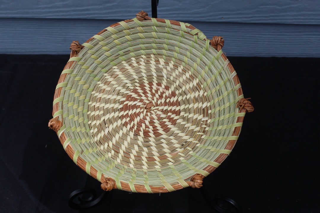 Gullah Love Sweetgrass Hand Woven Basket Made in Charleston South