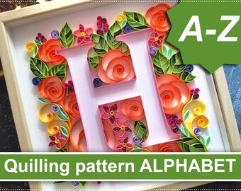 quilling letter etsy
