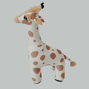 Giraffe Plush Toy: Safari Nursery Decor, Soft Stuffed Animal