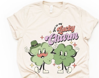 You're my Lucky charm shirt, Retro St Patrick's Day shirt, Couple St Patrick's Day shirts, Four Leaf Clover shirt, St Patrick's ay shirt