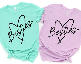 Bestie shirts, Besties Heart shirt, Mommy and Me shirts, Mother and Daughter shirts, Matching Family shirts, Best Friends shirts, BFF shirts