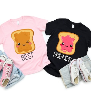 Best Friends shirts, BFF shirts, Bestie shirts, Mommy and Me shirts, Peanut Butter & Jelly shirt, Funny Best Friends shirt, Cute Bestie tee