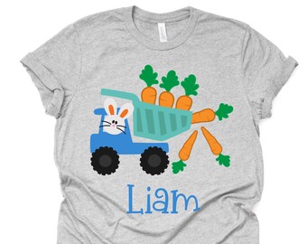 Boys Easter shirt, Custom Easter shirt, Personalized Easter shirt, Tracker shirt, Easter shirt, Toddler Easter shirt, Bunny shirt