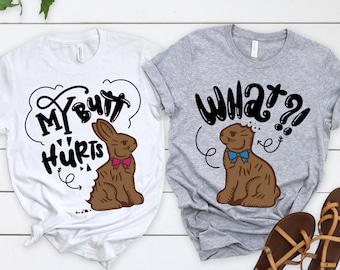 Funny Easter shirt, Easter shirt, Chocolate Bunny shirt, Couple shirts, Sibling shirts, Matching Easter shirts, Family shirts, Mommy and me