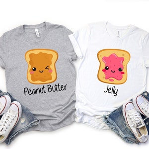 Peanut Butter & Jelly shirt, Best Friends shirts, BFF shirts, Bestie shirts, Mommy and Me shirts, Funny Best Friends shirt, Cute Bestie tee