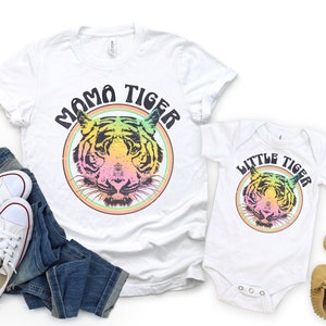 Mama Tiger shirt, Little Tiger shirt, Mommy and Me shirts, Mother and Daughter shirts, Matching Family shirts, Mother and Son shirts