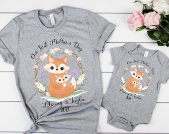 Our first Mother's Day shirt, Mommy and Me shirts, Mother and Daughter shirts, Mother and Son shirts, Matching Family shirts, Mother's Day