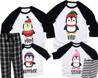 Matching family penguin 2025 pajamas