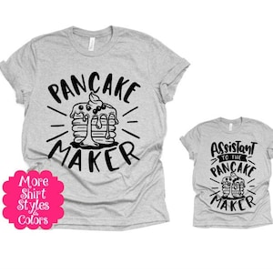 Daddy and me shirts, Pancake Marker shirt, Father&#39;s day shirt, Father and Son shirts, Matching Family shirts, Father and Daughter tees