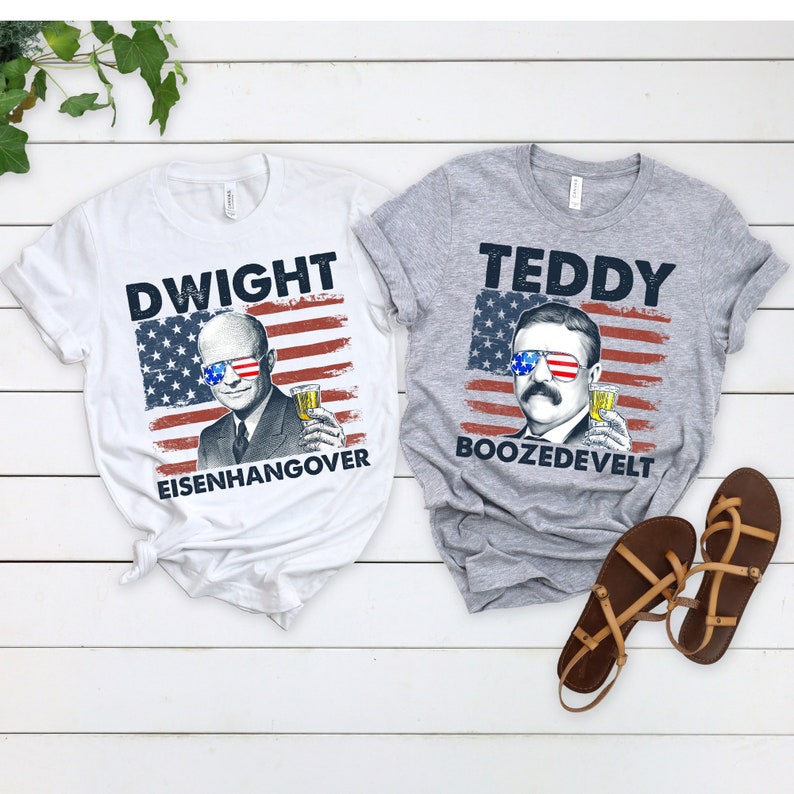 4th of July Drinking Presidents Shirt Drunk Presidents Shirt Etsy