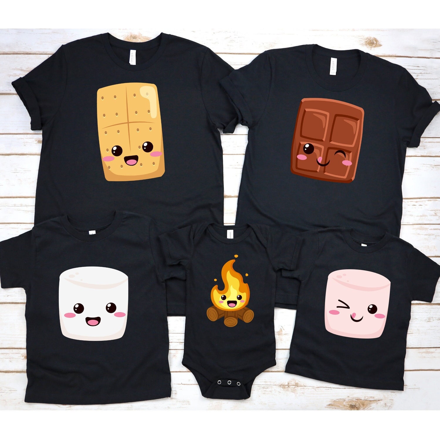 S'mores shirts, S'mores Group shirts, Halloween shirts, Matching Halloween shirts, Family Halloween shirts, Camping shirts, Smores shirts
