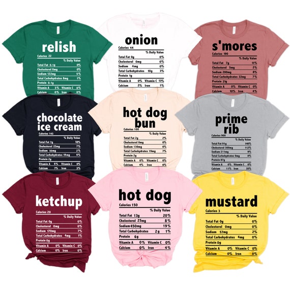 Nutrition Facts shirt, Independence Day shirts, Food Facts shirt, Nutrition Info shirt, Matching shirts, July 4th shirts, Memorial Day shirt
