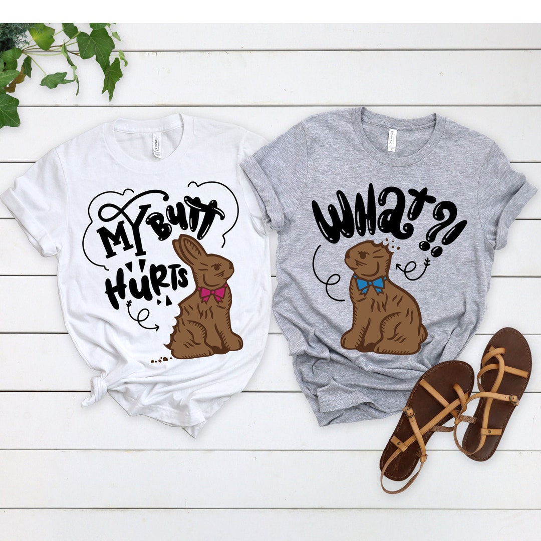 Funny Easter Shirt, Easter Shirt, Chocolate Bunny Shirt, Couple Shirts