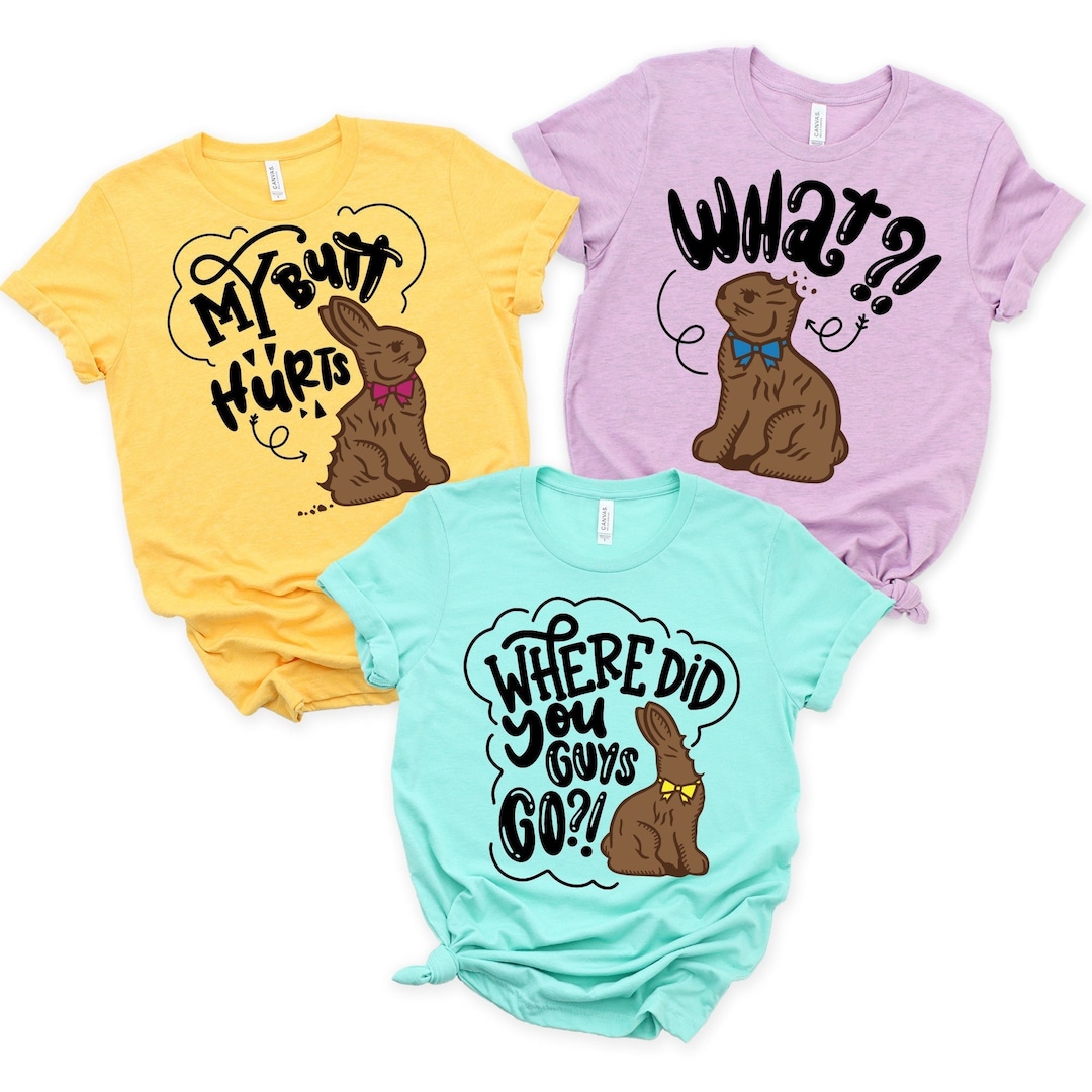 Funny Easter Shirt, Easter Shirt, Chocolate Bunny Shirt, Sibling Shirts