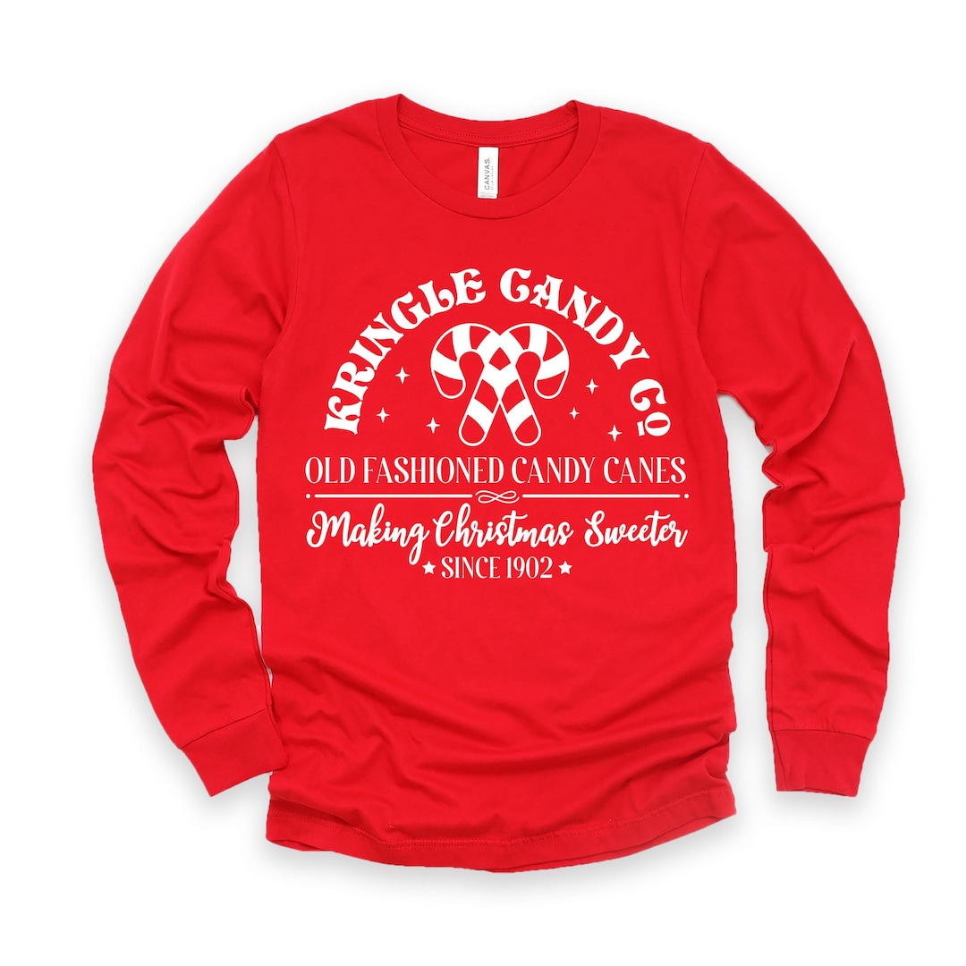 Kringle Candy Co Shirt, Candy Cane Shirt, Cute Christmas Shirt