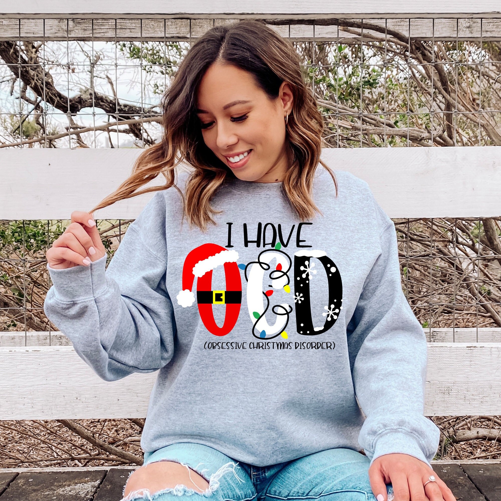Christmas Sweatshirt I Have OCD Obsessive Christmas Disorder - Etsy