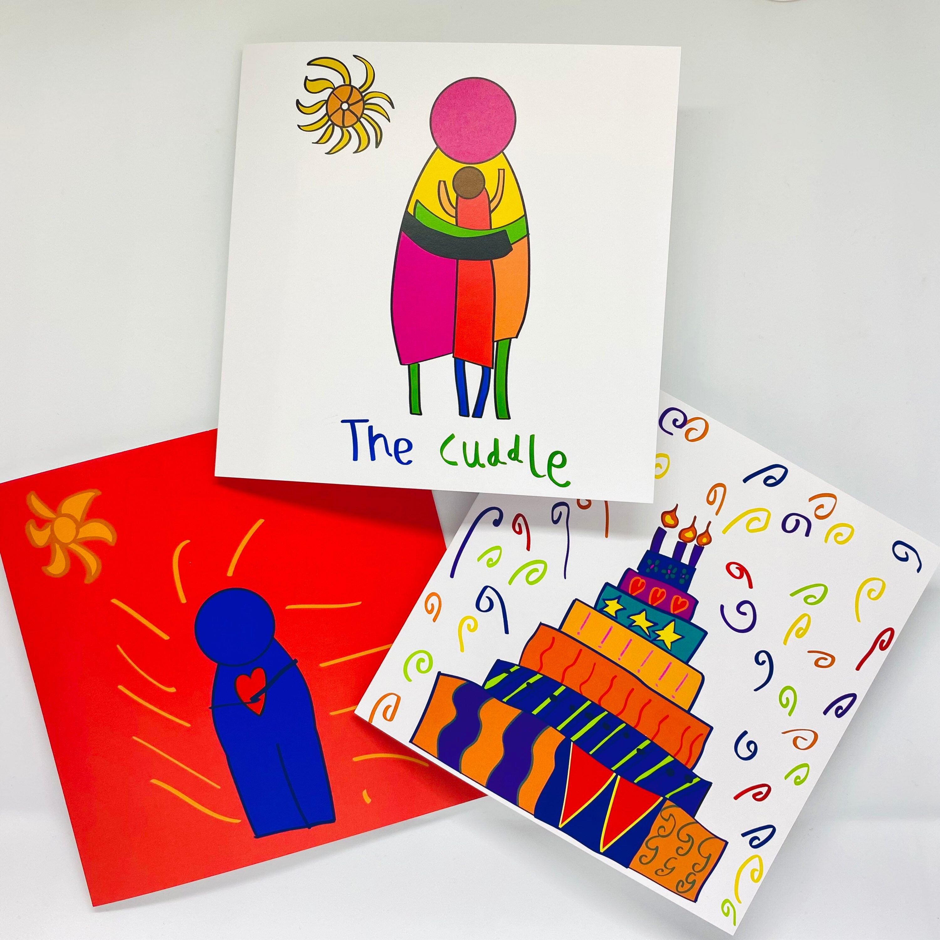 Cake Card / Happy Birthday Card / Charity Card / Birthday Cake Etsy