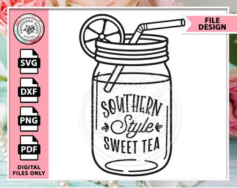 Free Free 242 Mason Jar Sweet Tea Svg SVG PNG EPS DXF File