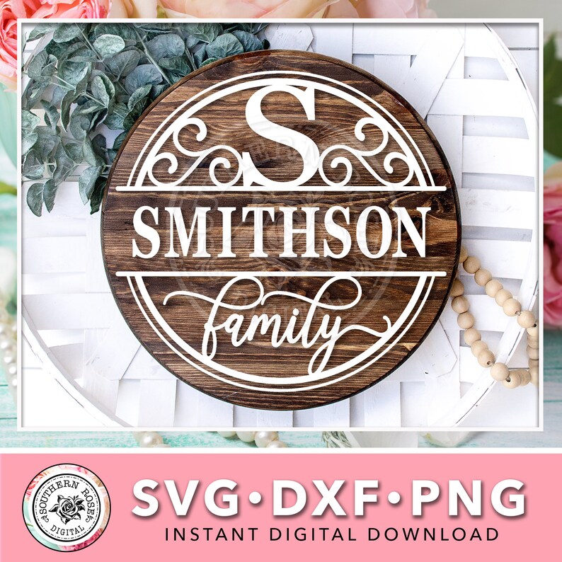 Free Free 311 Monogram Family Name Svg SVG PNG EPS DXF File