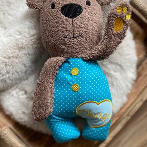 Cuddly toy with name Brown Bear big Thiago