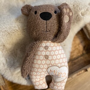 Cuddly toy with name Brown Bear big Mira