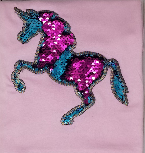 unicorn sequin shirt